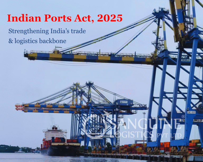 Indian Ports Act, 2025 – Modernising India’s Ports, Strengthening Trade and Logistics